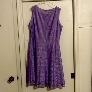 Danny and Nicole violet lace dress size 18